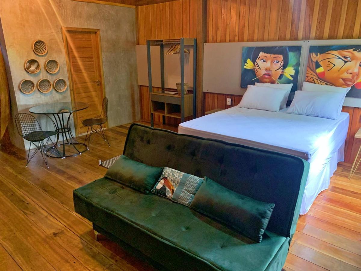 Chale Uba Villa Novo Airao Bagian luar foto