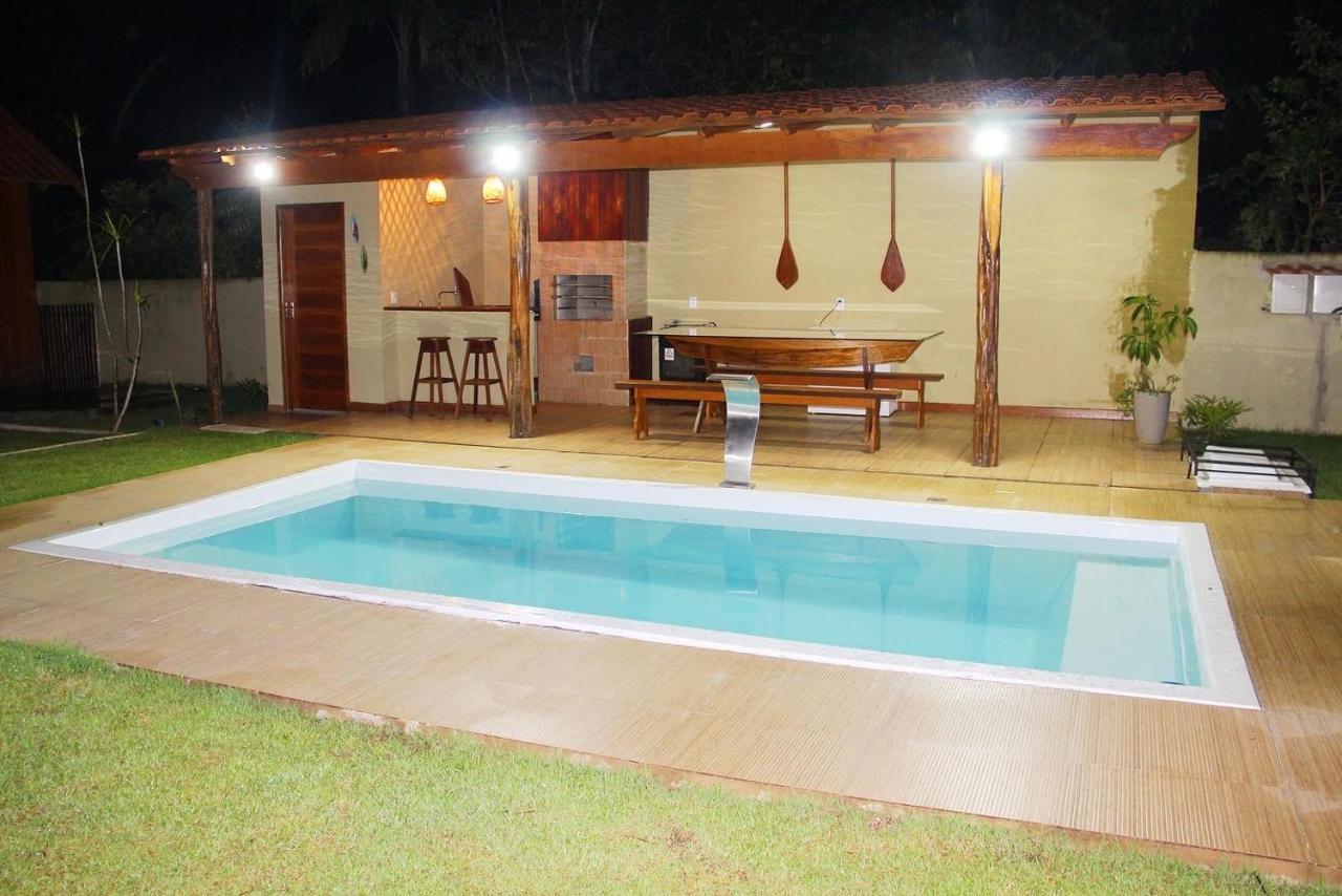 Chale Uba Villa Novo Airao Bagian luar foto